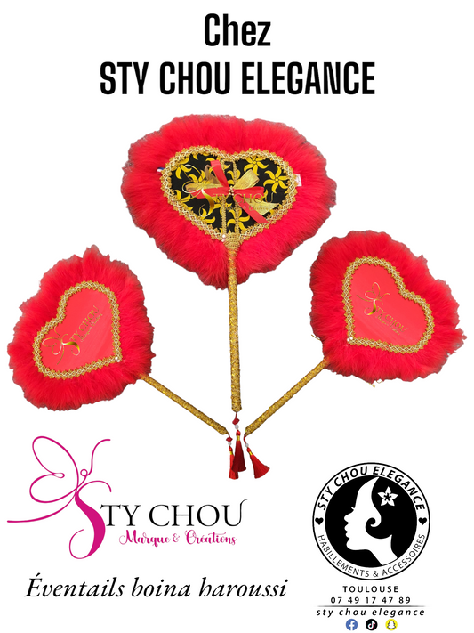 1 Éventail boina haroussi