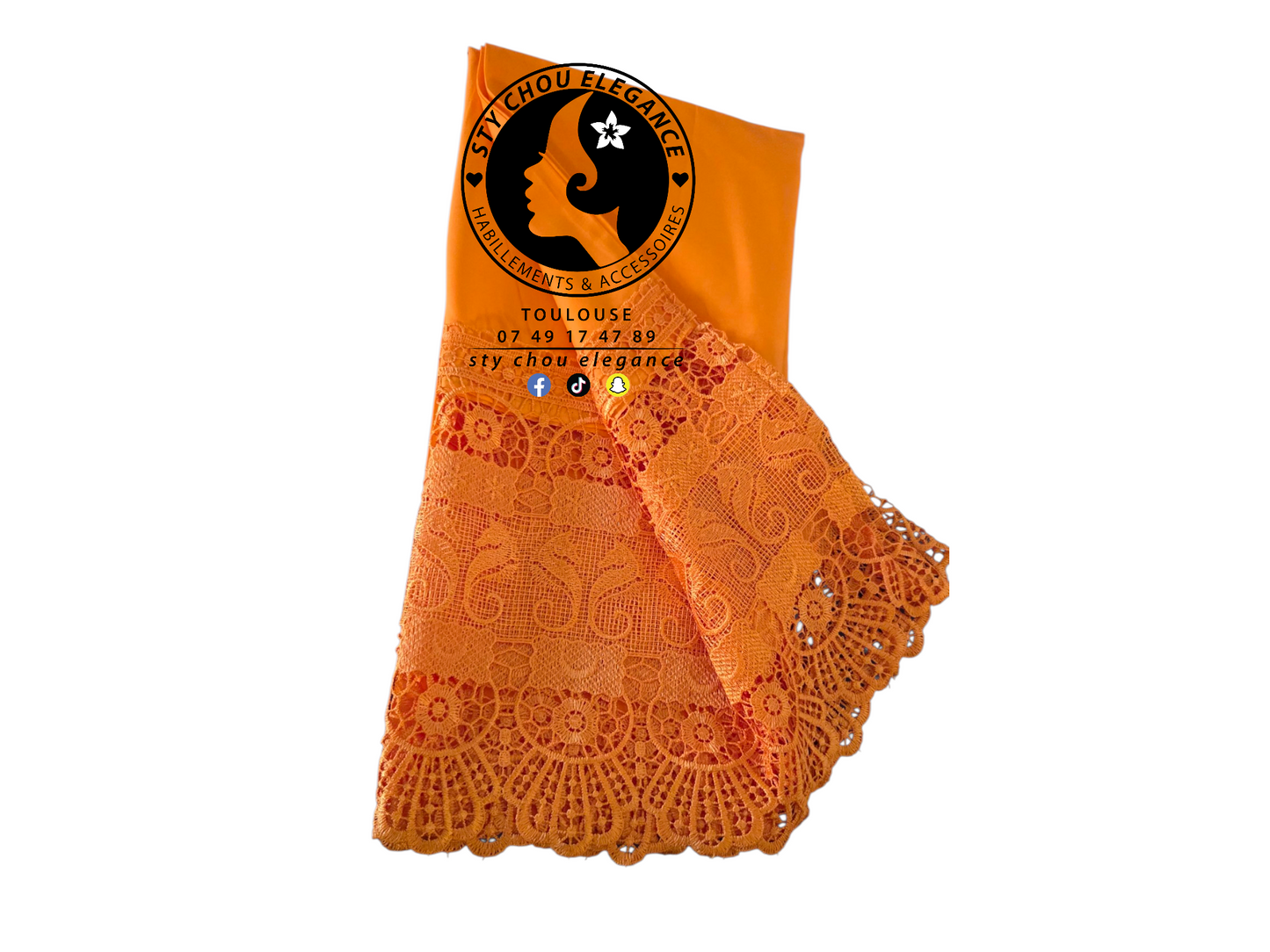 Jupe orange